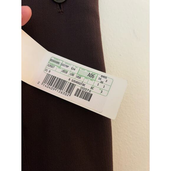 VALENTINO Virgin Wool Unhemmed Trousers NWT Size 6 Made in Italy - Picture 5 of 14